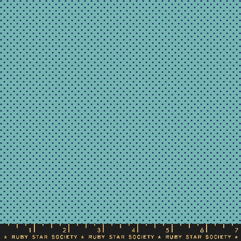 Ooh Lucky Lucky Tiny Dots in Turquoise RS4102 18 - Ruby Star Society Sold by the Half Yard